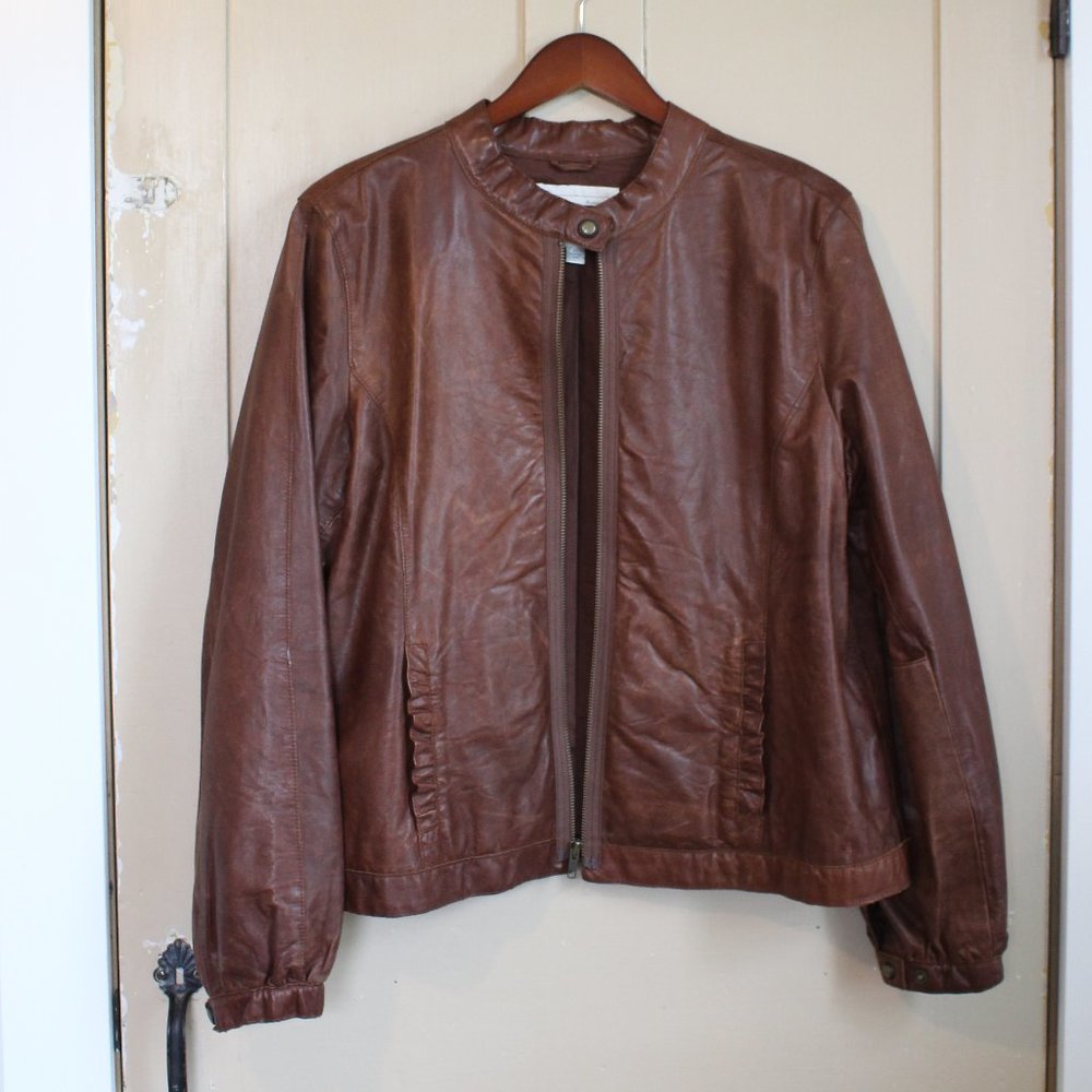 Old Navy Genuine Leather Jacket XL